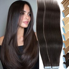 Double Sided Tape In 100 Remy Human Hair Extensions Full Head 80pcs Skin Weft
