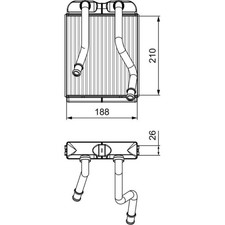 Système De Chauffage Valeo 811532 pour Audi Porsche VW