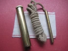 WW2 original Le ENFIELD Cleaning SET:  pull through Oil container  EFD + cloth.*