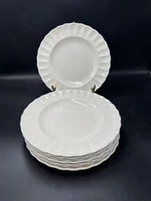 Lot Of 8 Spode Copeland CHELSEA Wicker Salad Plates 8in.