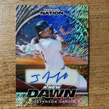 Leaf 2025 Baseball Nation A New Dawn Jhostynxon Garcia Autograph /15