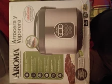 Aroma Rice Cooker & Food Steamer 4quarts  4-20cups Mo-116837