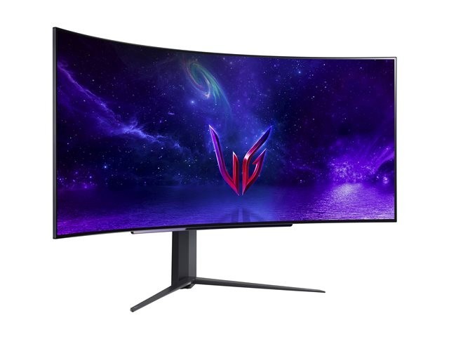 LG UltraGear 45GR95QE-B OLED Gaming Monitor  Curved 45"" HDR Adaptive-Sync Tech.