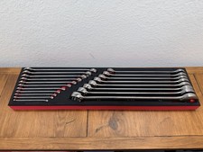 Snap-on Tools Usa New Foam Master Combination Wrench Set Sae Soexsae01fbr Red Snap-on Tools Usa New Foam Master Combination Wrench Set Sae Soexsae01fbr Red