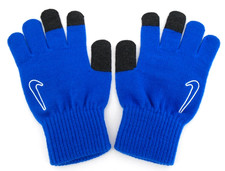 Nike Knit Tech and Grip 2.0 Gloves Youth L/XL Game Royal/White