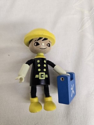 Hape Happy Firemen Wood Toy Good Condition! 