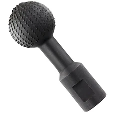 Sphere Rotary Burr, Carbon Steel Ball Grinding Head Power Carving Tools, Wood Po