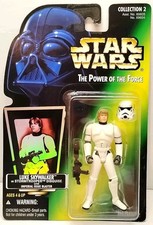 1996 Star Wars POTF Green Card Luke Skywalker In Stormtrooper Disguise Figure