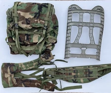 ***NEW USGI M81 Woodland Camo Molle II  Large Main Pack Rucksack Complete***