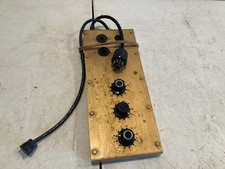 Vintage Industrial Tube Tester Adapter/Controller Unit