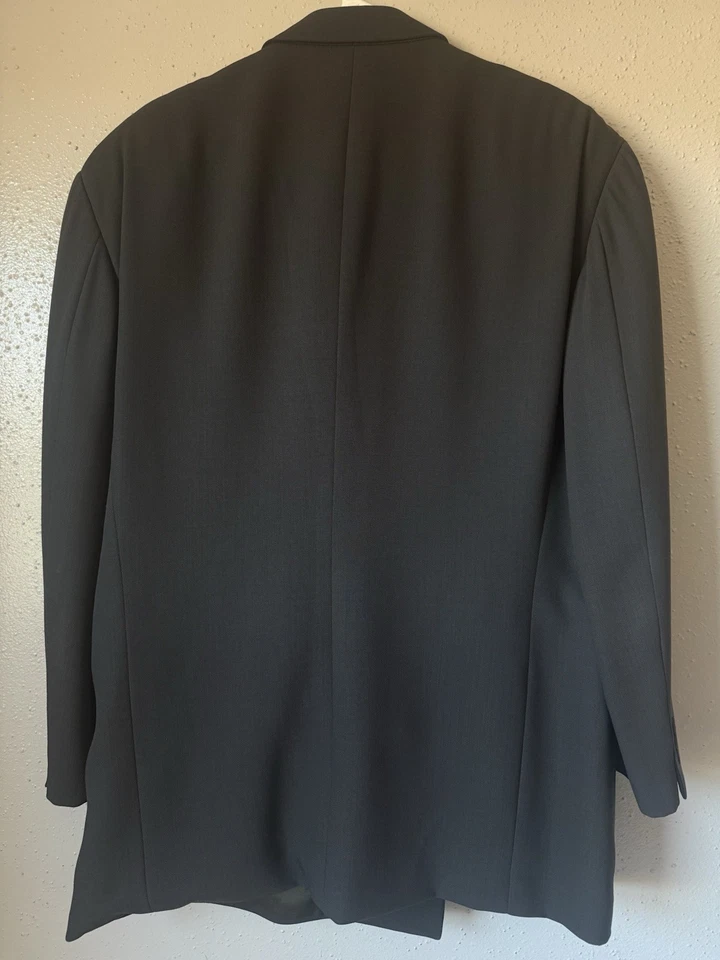 Traje MANI Giorgio Armani 44R Lana Verde Doble Pecho 2 Piezas Hecho en Italia Foto 2 de 4