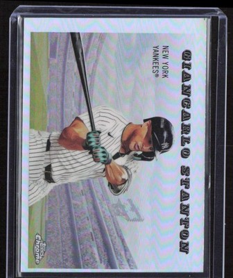 2025 Topps Chrome Platinum Giancarlo Stanton Rails and Sails #55RS-10 Yankees
