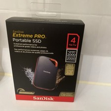 SanDisk Extreme PRO V2 4TB USB-C Portable External SSD (SDSSDE81-4T00-G25)