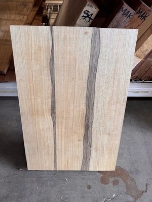 Black Limba 22''x15''x1.78'' Variegated Kiln Dried  Bass Body blank KD Frake