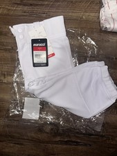 Marucci Youth Excel Double Knit Short Pants, White, YL