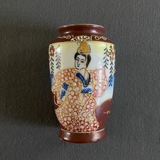 艺妓花瓶日本古董花瓶| eBay