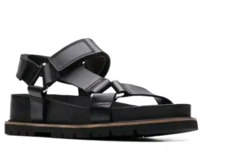 APL Sandali Clarks ORIANNA SPORTY donna neri in pelle taglia UK 4 5 D EUR 37 5