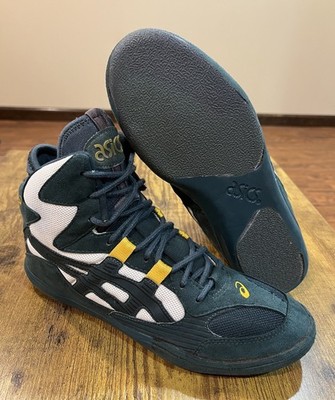 1998 ASICS Dan Gable Comp Vintage Green Wrestling Shoes Size 9
