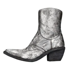 3857 Ankle Boots And Fringes FAUZIAN JEUNESSE Women Silver Amv02_fauz