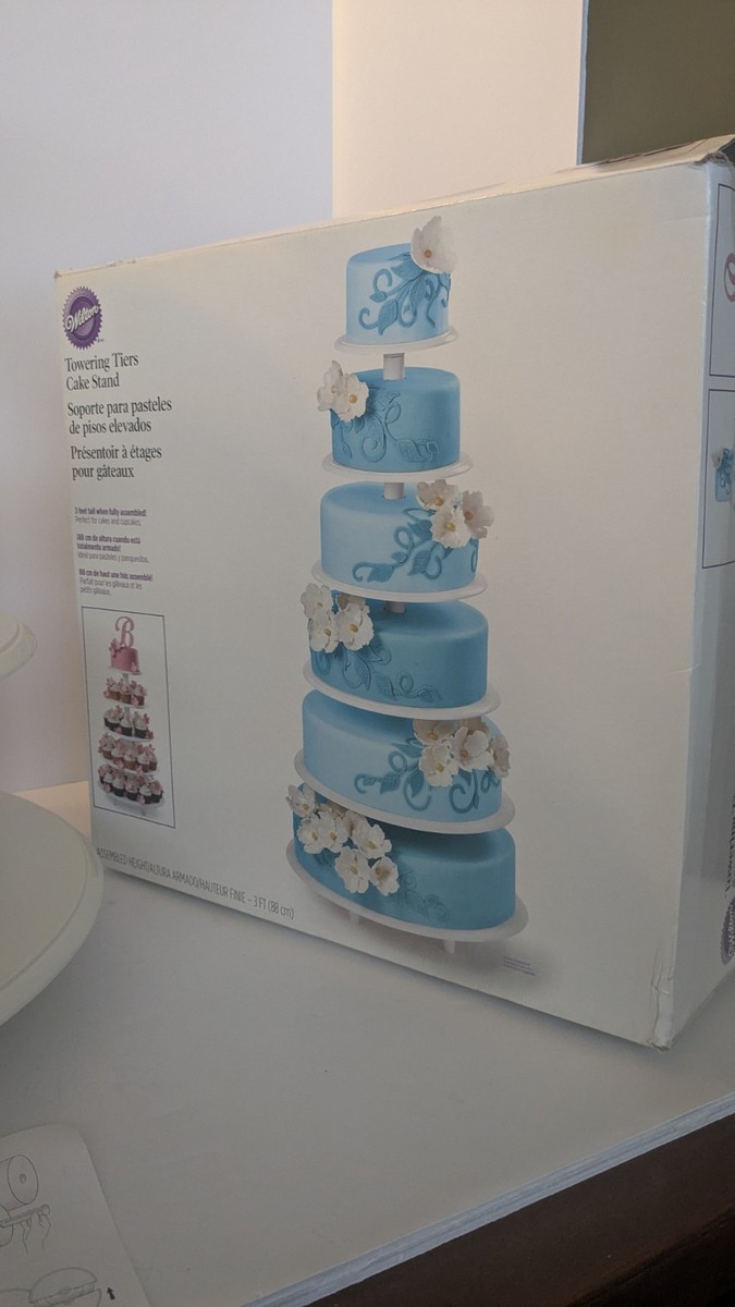 Wilton 6段ケーキスタンド PARTS READ Wilton Towering Tiers Cake Stand 6 Tiers, NOT-Complete