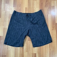 Lululemon Board Shorts Mens 38 Gray Performance Drawstring Brand Zipper Swim