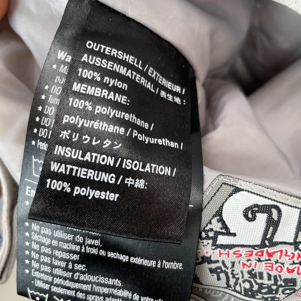 Burton Pants Boys Large White Ski Snowboarding Straight Leg Thermal Insulated - Image 4 of 4