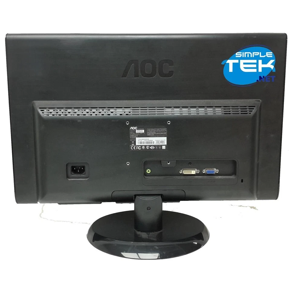 AOC 215LM00019 21,5 " LCD DVI VGA Audio- Vesa Grad D Defekt Lampen_ - Bild 2 von 4