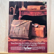 1991 Hartmann Luggage Travel Bag Vintage Print Ad Fashion Advert Art