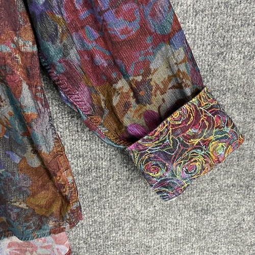 Robert Graham Hemd Herren 3XL Mehrfarbig Blumen Cord Knopfleiste Classic Fit - Bild 3 von 9
