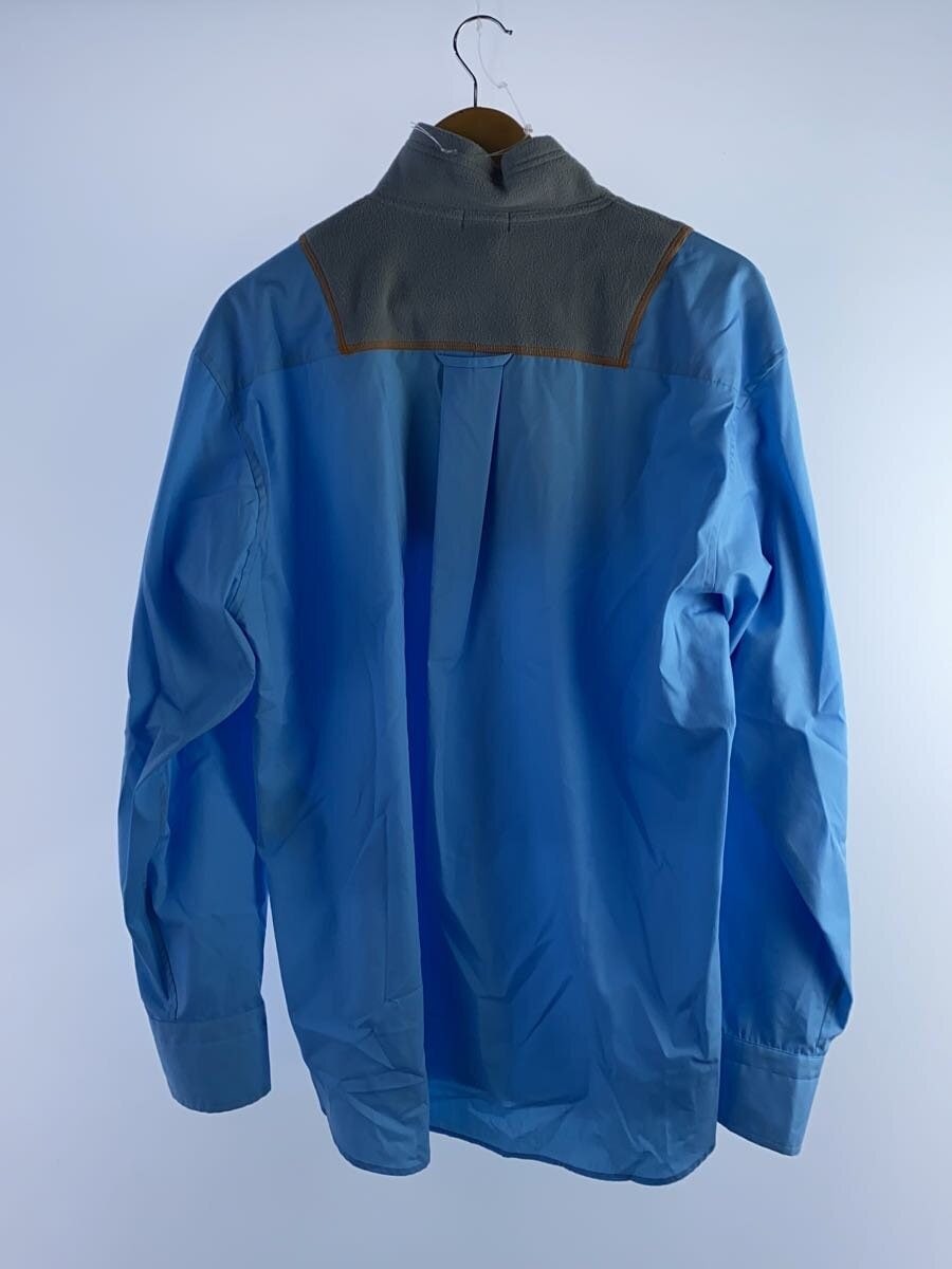 トップス kolor beacon 23WBM-B01141 kolor BEACON Long Sleeve Shirt 3 Polyester BLU 23WBM-B01141