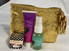 BeautiControl Island Sunset Body Wash  Oil City Garden Lip Balm Gold Pouch Sets
