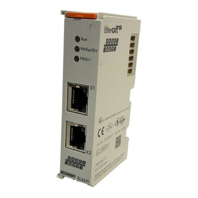 Beckhoff EtherCAT Terminal 2-Port Communication Interface PROFINET RT EL6631