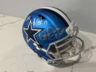 Dallas Cowboys Autographed Helmet Emmitt #21 A Coop #4 Beckett JSA Football