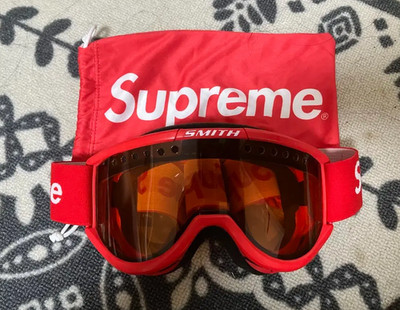 Supreme x Smith Red Ski Snowboard Goggles FW15 Limited 2026