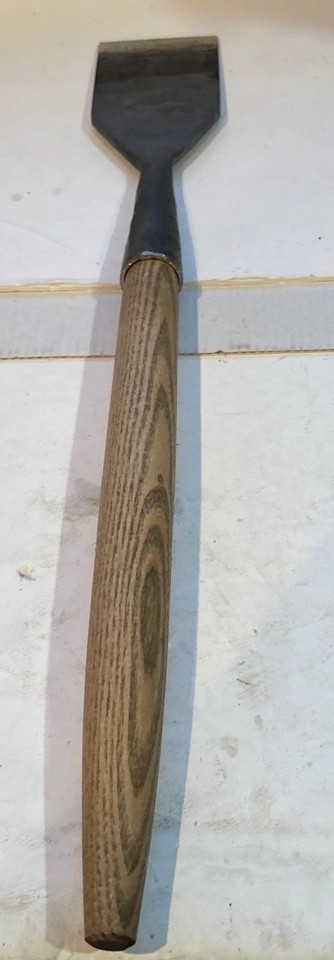Antique 3” Blade Timber Framing Chisel Slick Wood Handle 21” Long | eBay