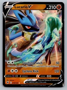 Lucario V 078/189 Astral Radiance Holo Ultra Rare