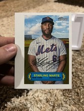 2022 Topps Heritage High STARLING MARTE 1973 Pin-Ups OVERSIZED BOX TOPPER