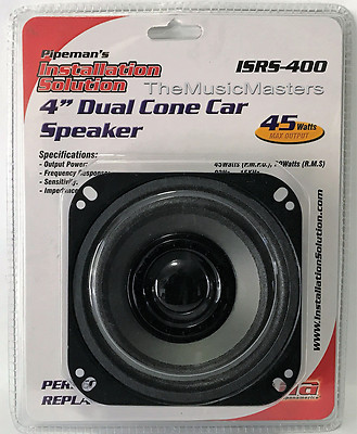 1X ONE 4'' inch Dual Cone Car Stereo Audio SPEAKERS Factory OEM Style Replacement