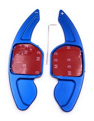 Schaltwippen Shift Paddle TYP A für Seat Leon 5F, auch Cupra eloxiert Blau