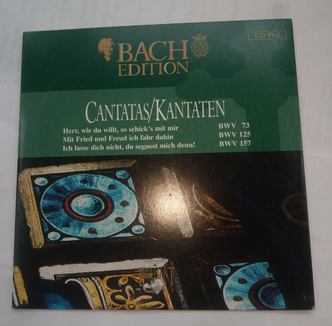 Bach - Cantatas BWV 73, 125, 157 P J Leusink  Netherlands Bach Collegium CD