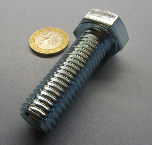 Tap Bolt, FT, GRADE 2, Zinc 5/8"-11 x 2.00" Length, 10 Pc - Picture 10 of 11
