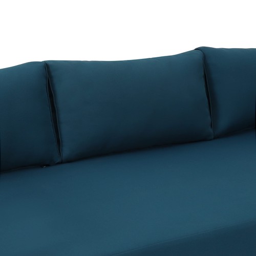 Christopher Knight Home 317014 Claremont Daybed Dark Teal + Teak - Picture 4 of 9