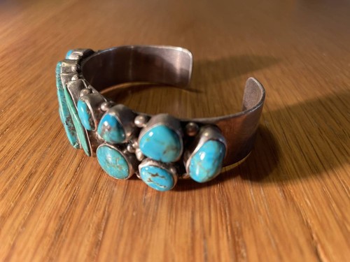 Navajo Turquoise Bangle Ray Bennett R.VENNET Indian Jewelry JAPAN JP - Picture 3 of 6