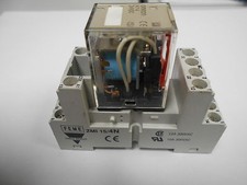 Carlo Gavazzi  ZMI 15/4N Pole Relay Base 12A 300VAC w/ Omron 0547Y1  24VDC