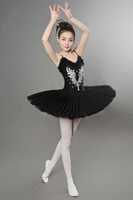 Tutu Dress Skirt Dancewear Unitard Leotard Ballerina New Women's Lake Ballet - Image 3 of 4