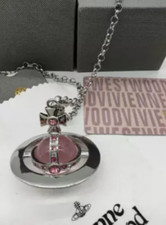 Brands Large 3D Pink Orb Pendant Necklace with Packaging