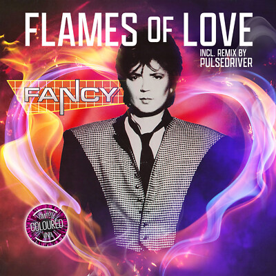12'' Coloured Vinyl Fancy Flames Of Love Limited Edition Coloures 12'' Maxi Viny
