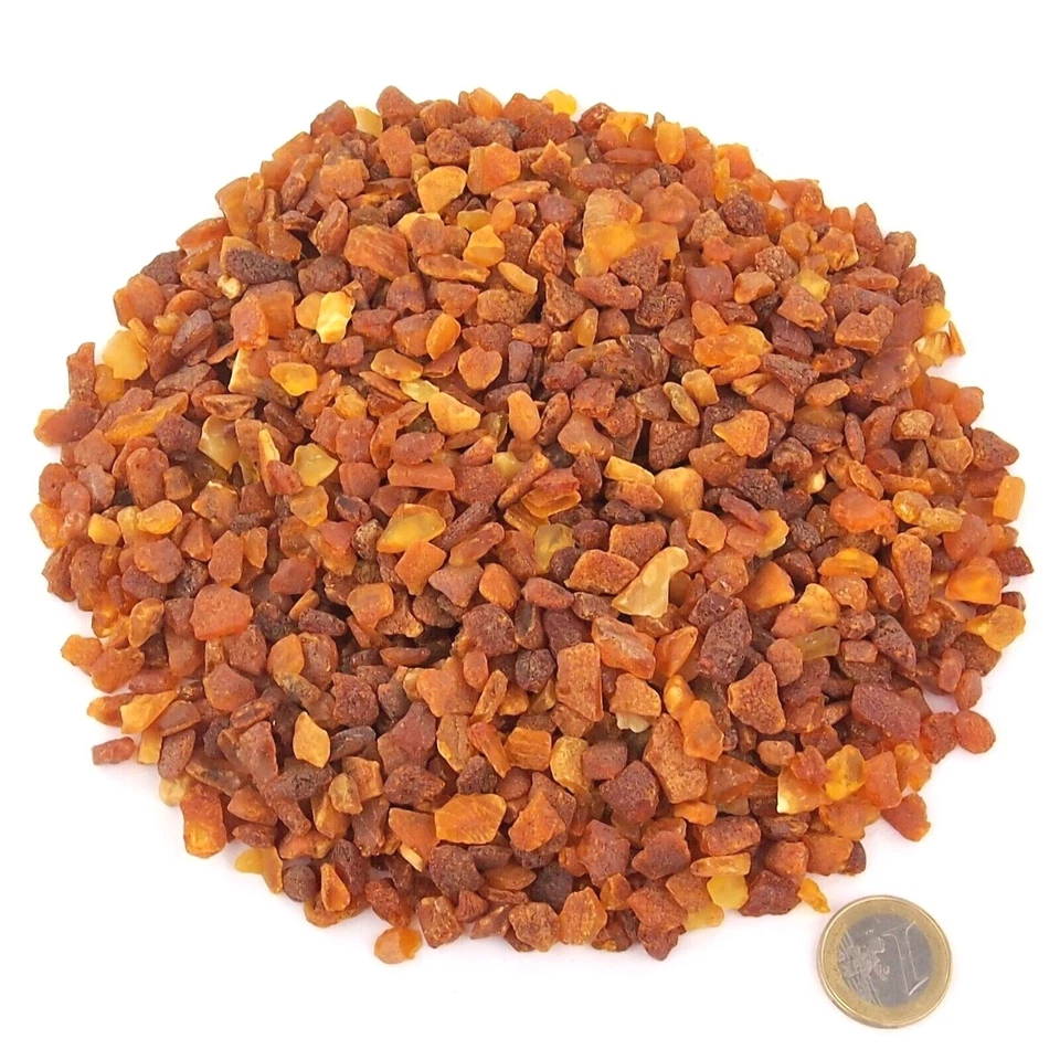 natürlicher Baltischer Bernstein roh Ø 8 - 15 mm  AA-Qualität Heilstein Ostsee p - Bild 4 von 4