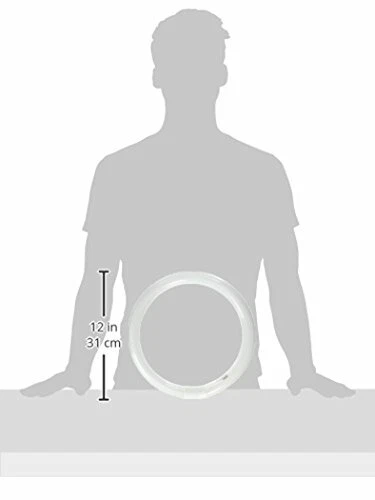 Satco S6503 4100K 32-Watt 4 Pin T9 Circline Lamp, Cool White - Image 2 of 3