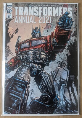 Transformers Annual 1:10 Retailer Incentive Variant Cover IDW 2021